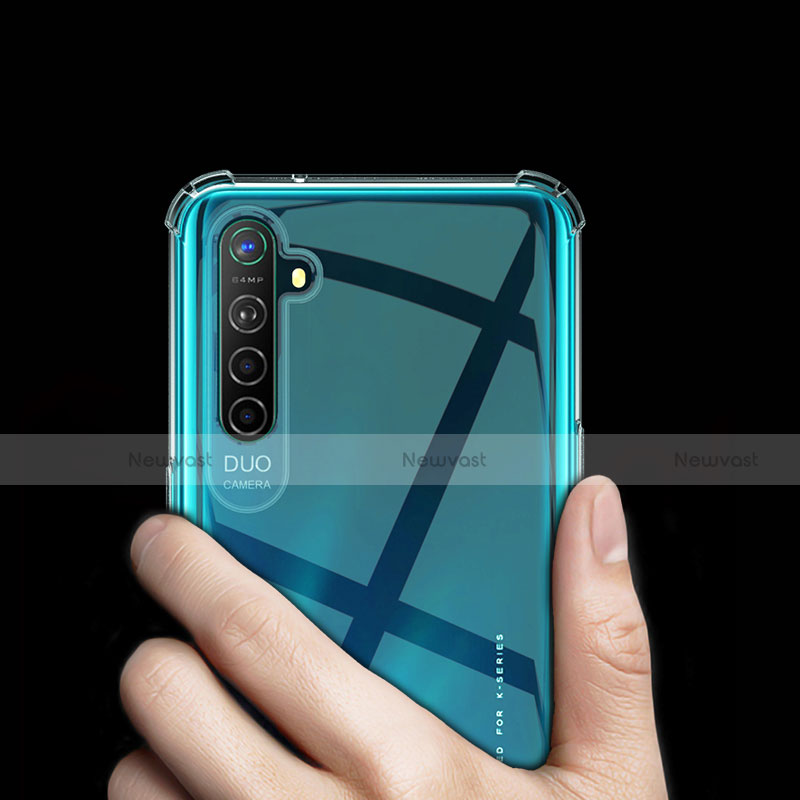 Ultra-thin Transparent TPU Soft Case Cover for Realme X2 Clear