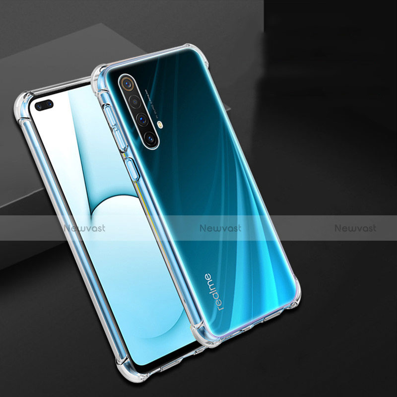 Ultra-thin Transparent TPU Soft Case Cover for Realme X50t 5G Clear