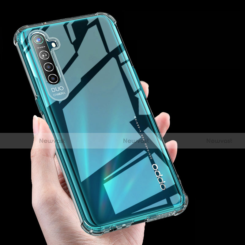 Ultra-thin Transparent TPU Soft Case Cover for Realme XT Clear