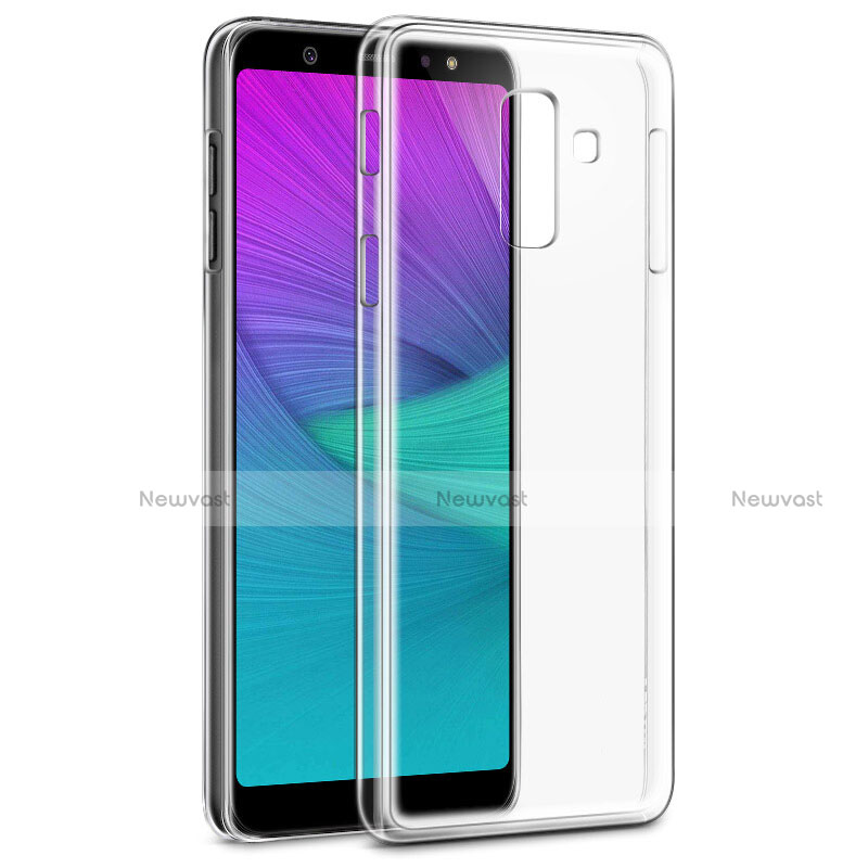 Ultra-thin Transparent TPU Soft Case Cover for Samsung Galaxy A6 Plus (2018) Clear