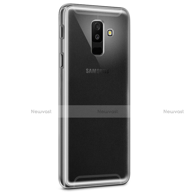 Ultra-thin Transparent TPU Soft Case Cover for Samsung Galaxy A6 Plus (2018) Clear