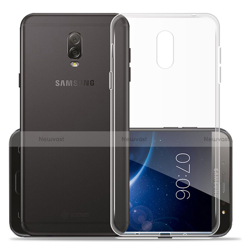 Ultra-thin Transparent TPU Soft Case Cover for Samsung Galaxy C8 C710F Clear