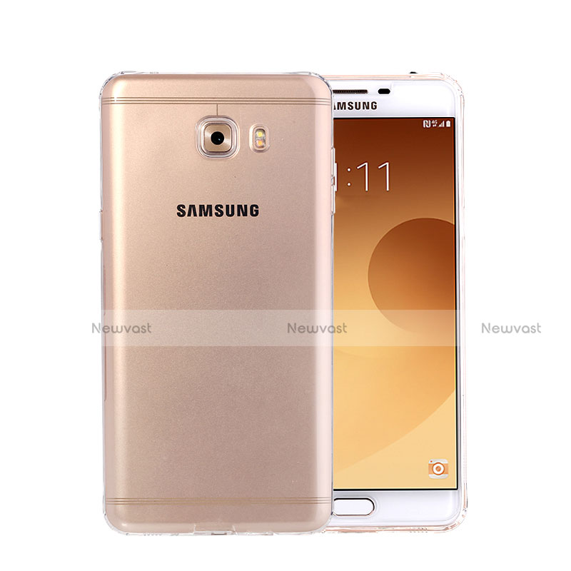 Ultra-thin Transparent TPU Soft Case Cover for Samsung Galaxy C9 Pro C9000 Clear