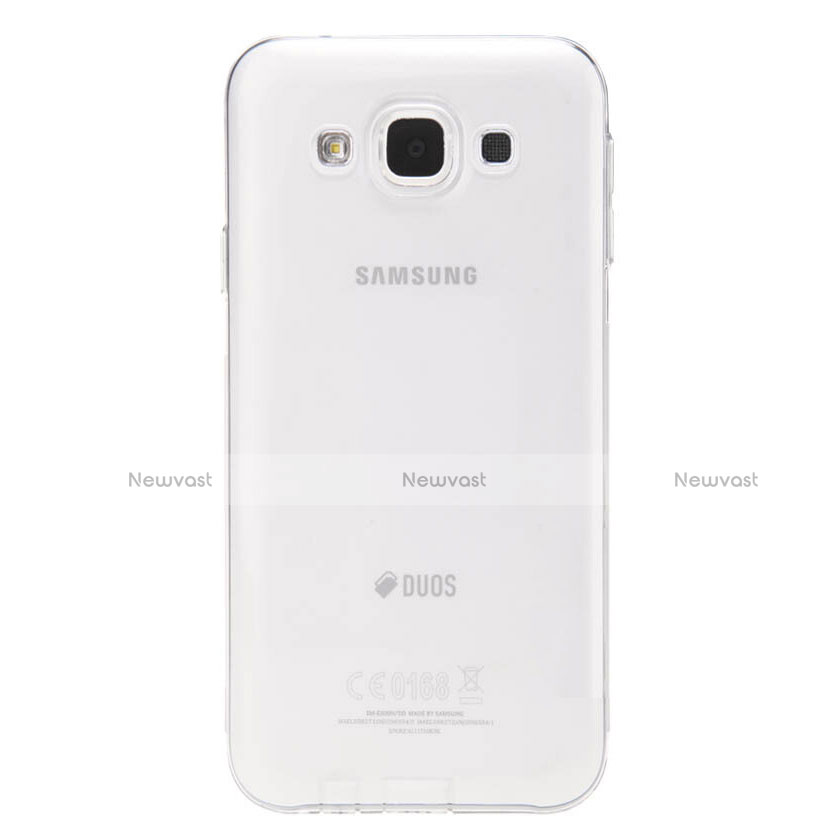 Ultra-thin Transparent TPU Soft Case Cover for Samsung Galaxy E5 SM-E500F E500H Clear