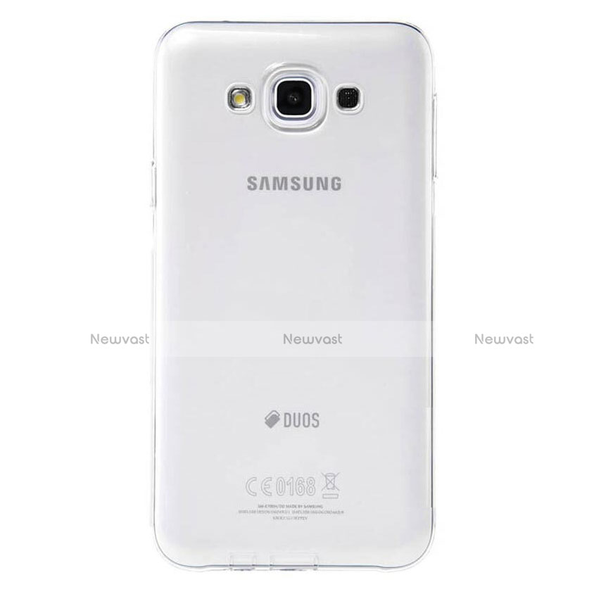 Ultra-thin Transparent TPU Soft Case Cover for Samsung Galaxy E7 SM-E700 E7000 Clear