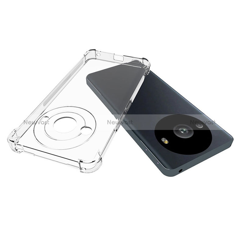 Ultra-thin Transparent TPU Soft Case Cover for Sharp Aquos R8 Pro Clear