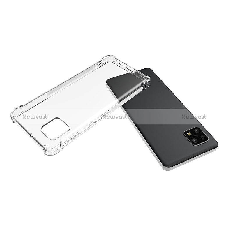 Ultra-thin Transparent TPU Soft Case Cover for Sharp Aquos Sense6 Clear