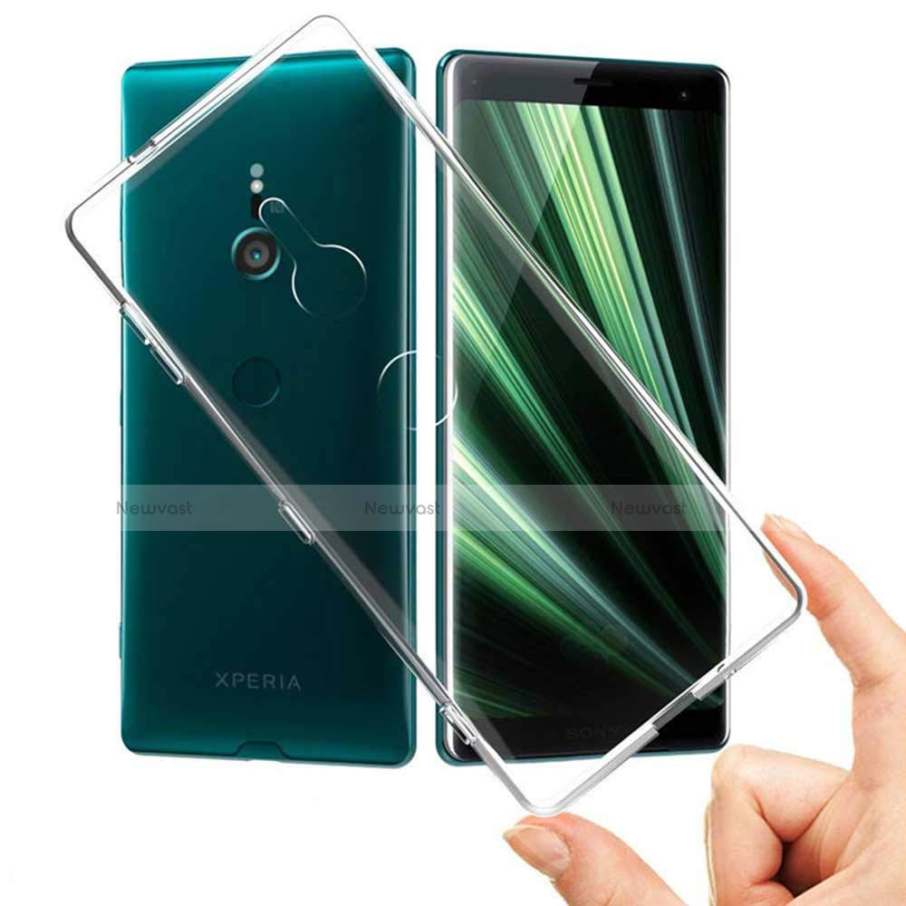 Ultra-thin Transparent TPU Soft Case Cover for Sony Xperia XZ3 Clear