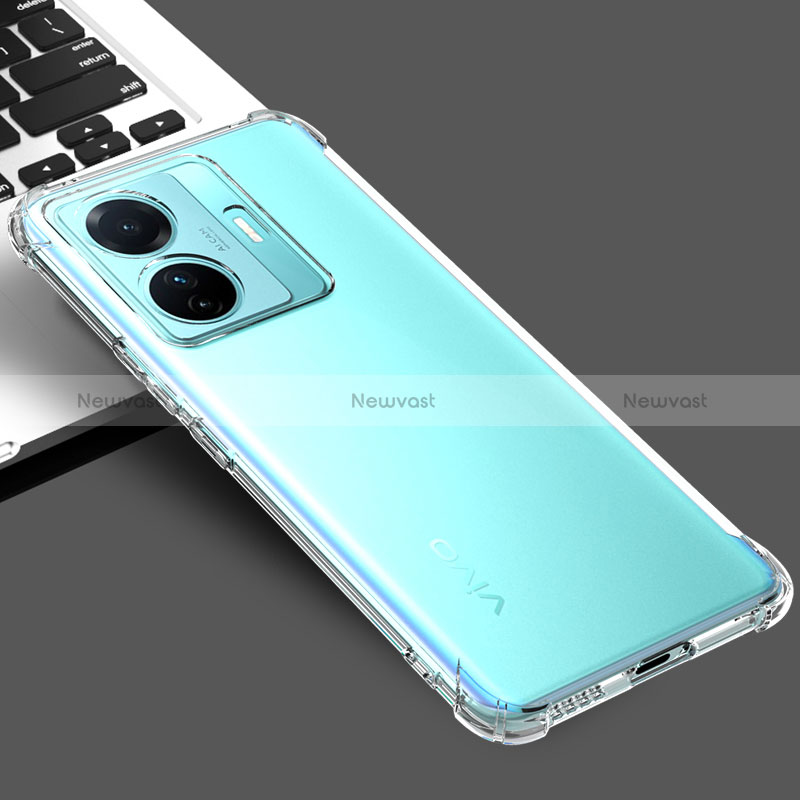 Ultra-thin Transparent TPU Soft Case Cover for Vivo iQOO Z6 Pro 5G Clear