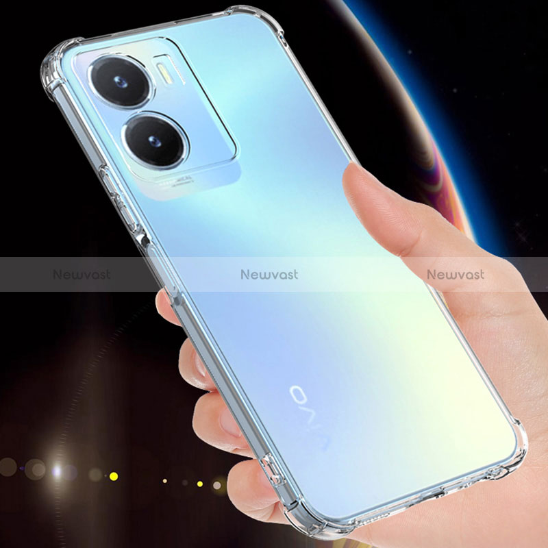 Ultra-thin Transparent TPU Soft Case Cover for Vivo iQOO Z7i 5G Clear