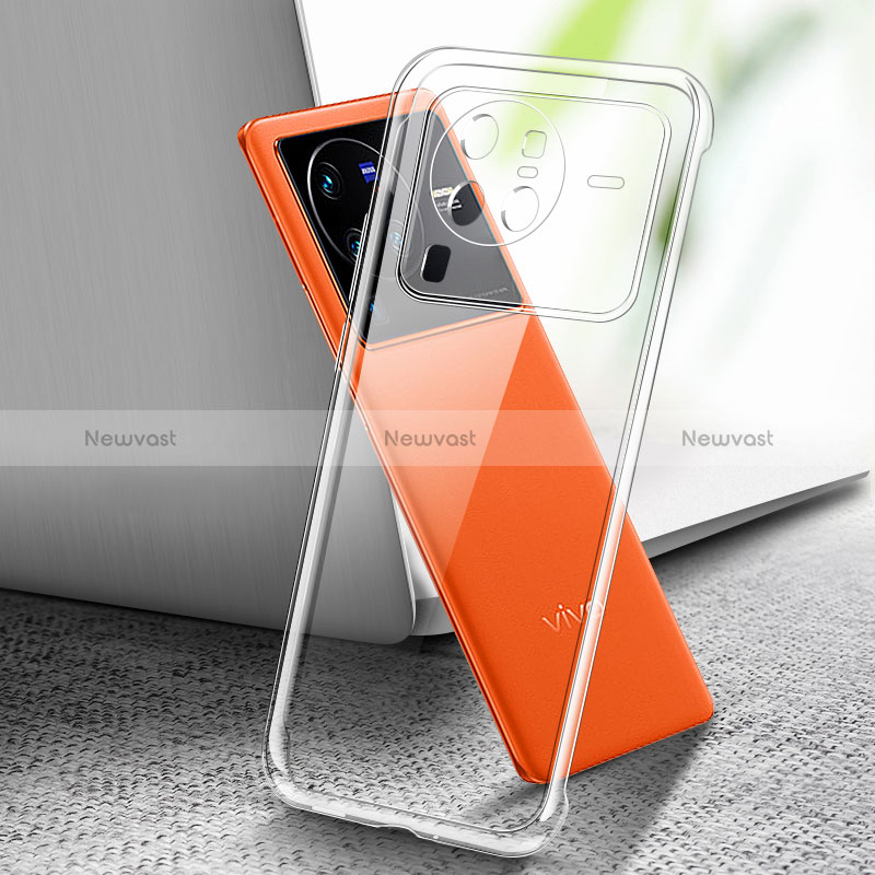 Ultra-thin Transparent TPU Soft Case Cover for Vivo X80 Pro 5G Clear