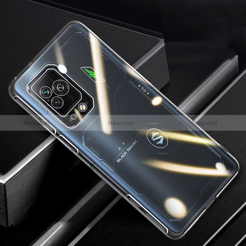 Ultra-thin Transparent TPU Soft Case Cover for Xiaomi Black Shark 5 Pro 5G Clear