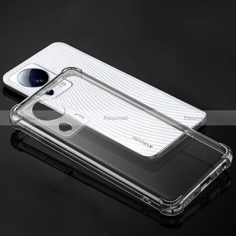 Ultra-thin Transparent TPU Soft Case Cover for Xiaomi Mi 13 Lite 5G Clear