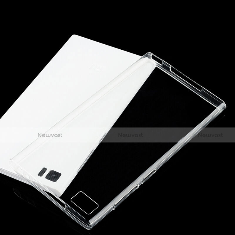 Ultra-thin Transparent TPU Soft Case Cover for Xiaomi Mi 3 Clear