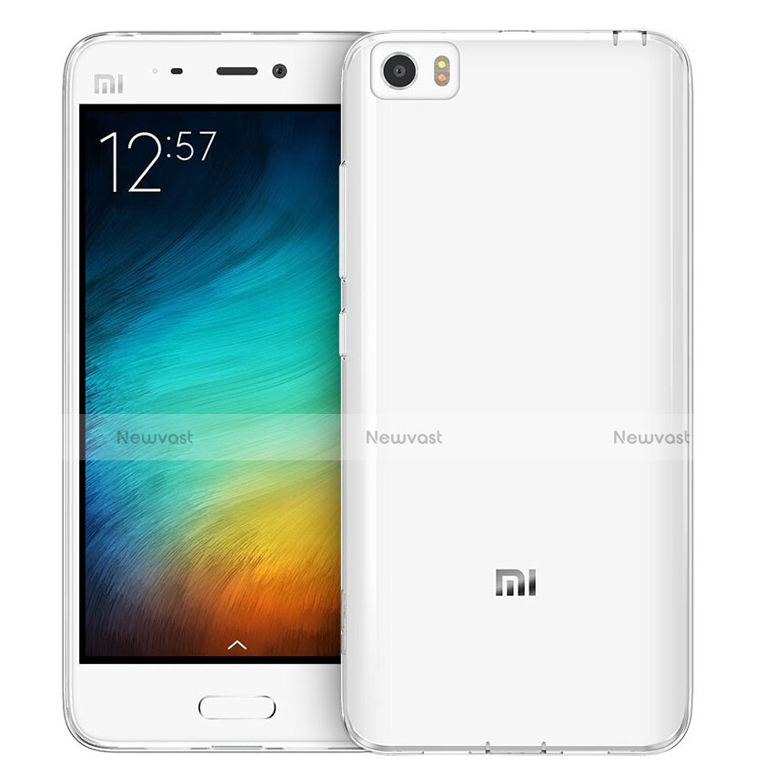 Ultra-thin Transparent TPU Soft Case Cover for Xiaomi Mi 5 Clear