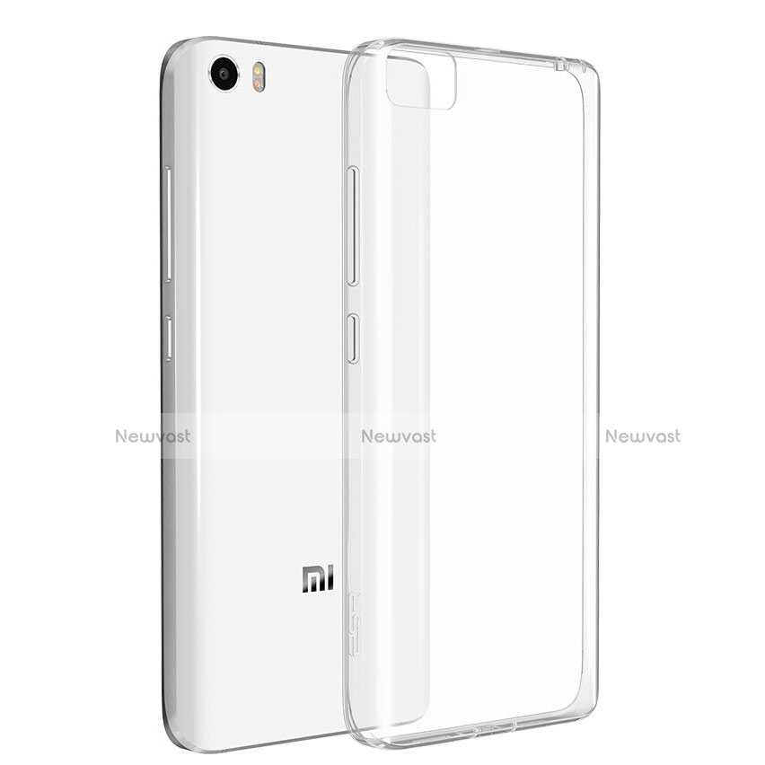 Ultra-thin Transparent TPU Soft Case Cover for Xiaomi Mi 5 Clear