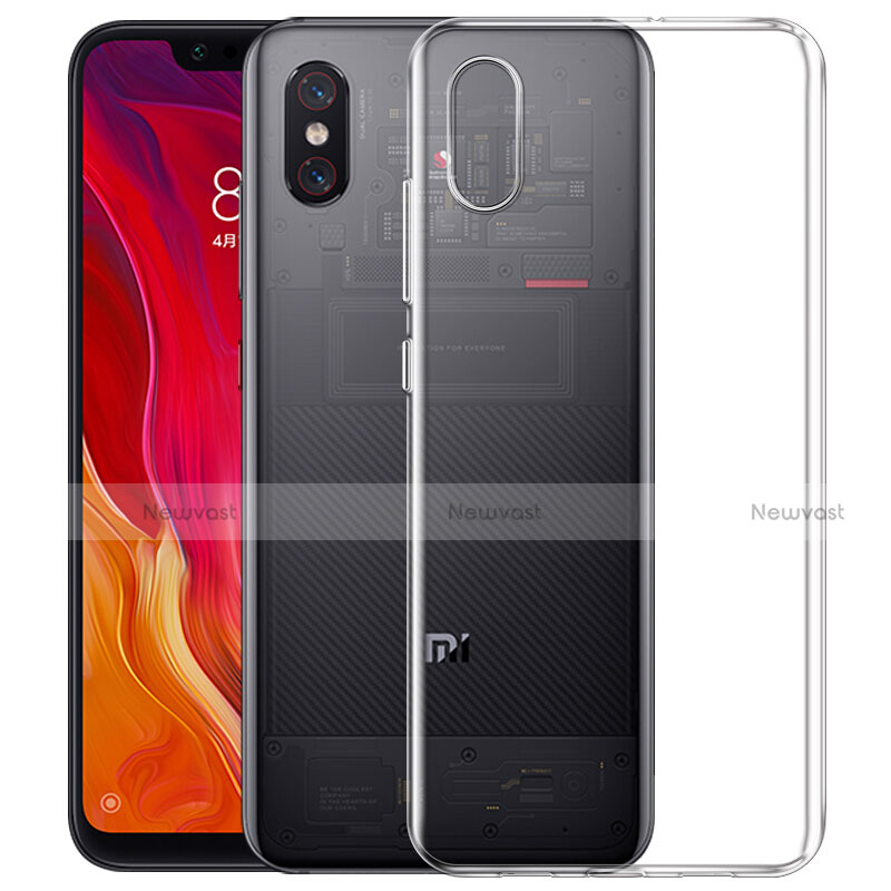 Ultra-thin Transparent TPU Soft Case Cover for Xiaomi Mi 8 Explorer Clear