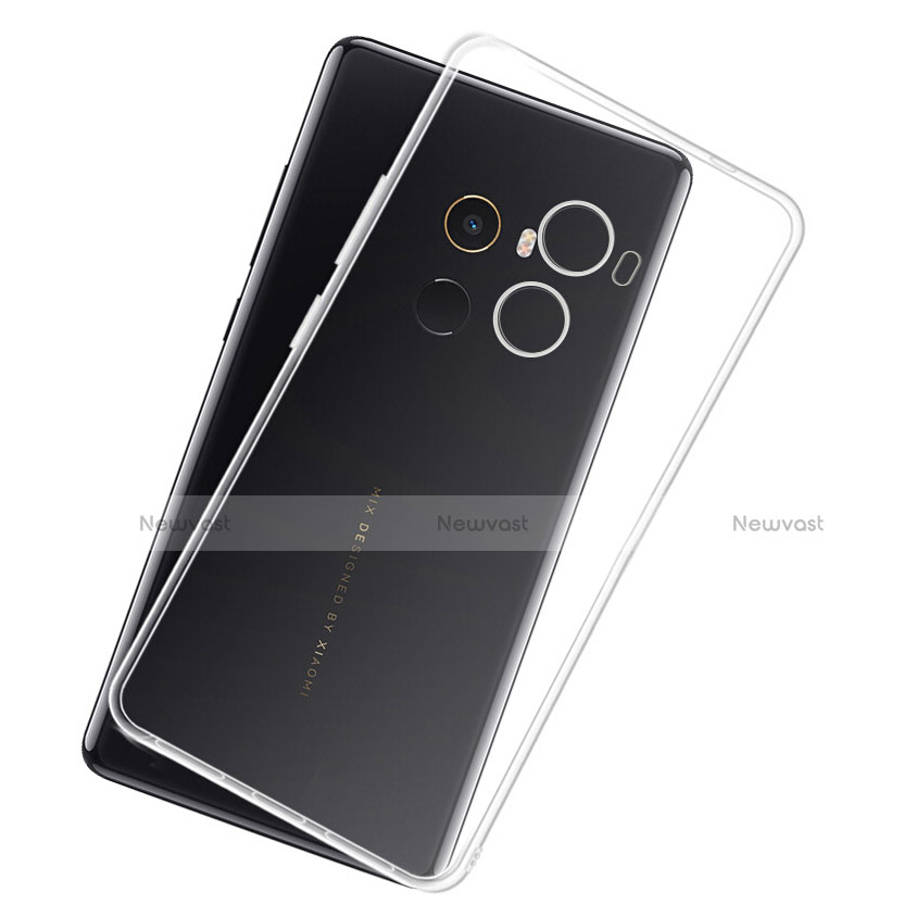 Ultra-thin Transparent TPU Soft Case Cover for Xiaomi Mi Mix 2 Clear