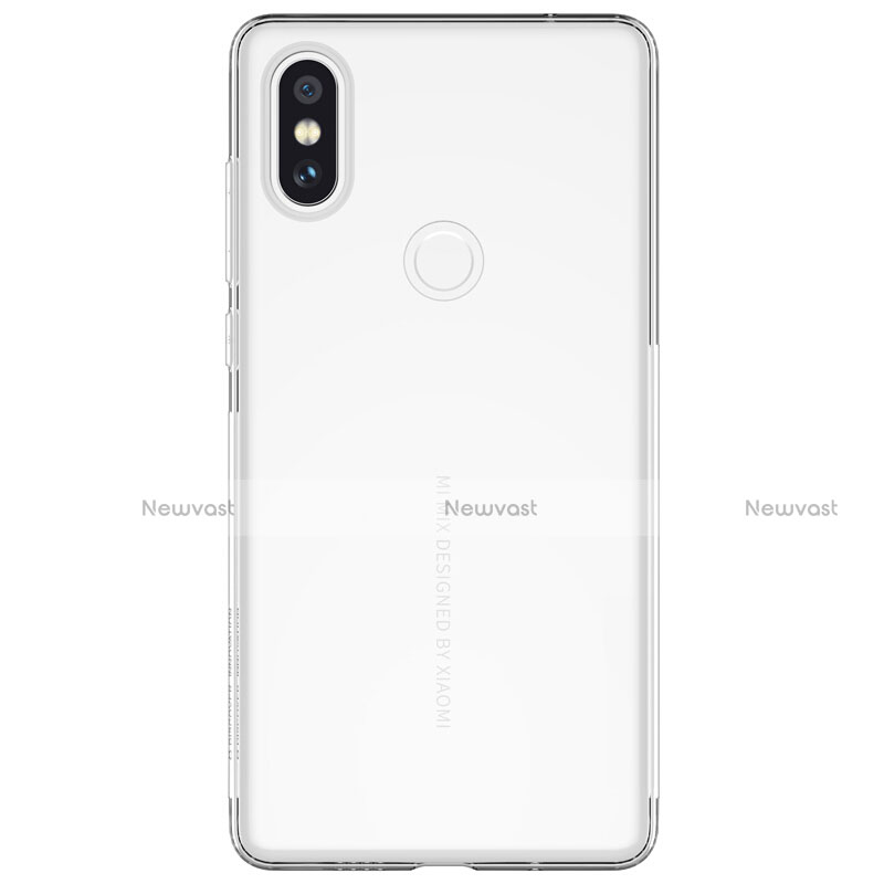 Ultra-thin Transparent TPU Soft Case Cover for Xiaomi Mi Mix 2S Clear