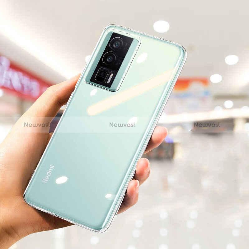 Ultra-thin Transparent TPU Soft Case Cover for Xiaomi Poco F5 Pro 5G Clear