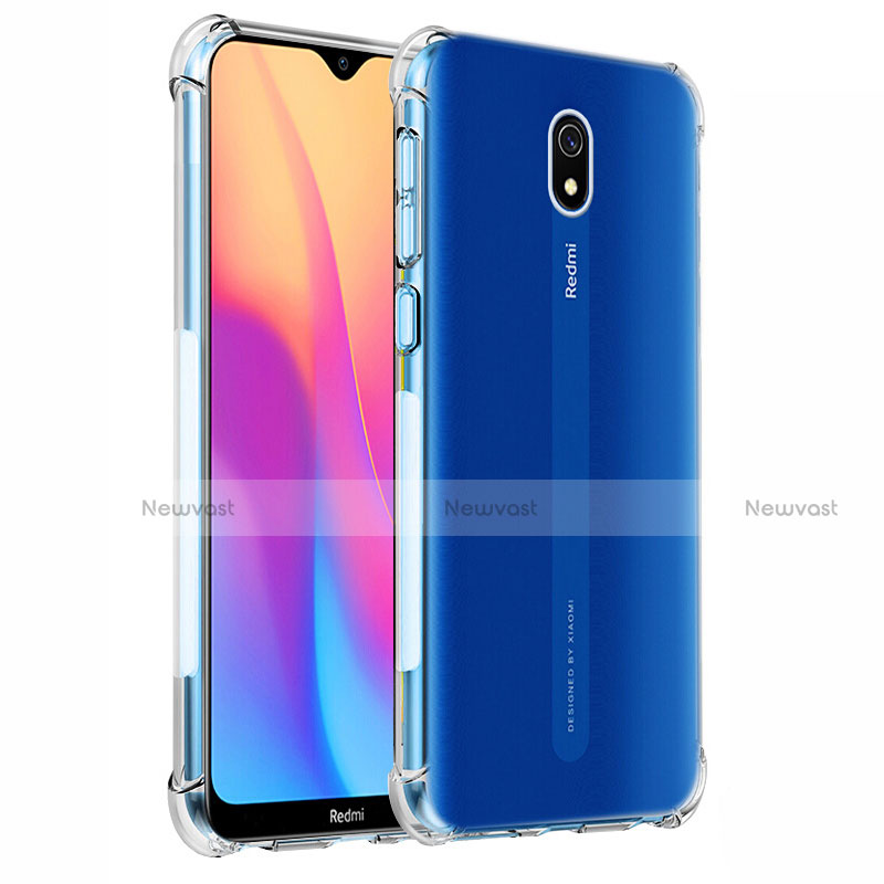 Ultra-thin Transparent TPU Soft Case Cover for Xiaomi Redmi 8A Clear