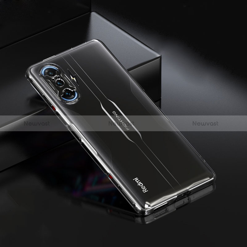 Ultra-thin Transparent TPU Soft Case Cover for Xiaomi Redmi K40 Gaming 5G Clear