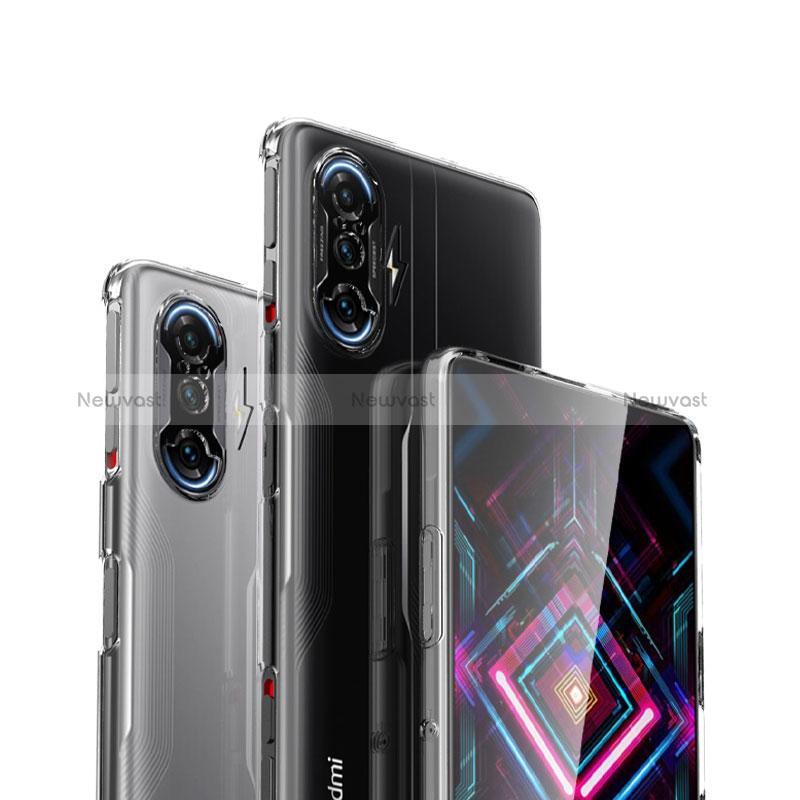 Ultra-thin Transparent TPU Soft Case Cover for Xiaomi Redmi K40 Gaming 5G Clear