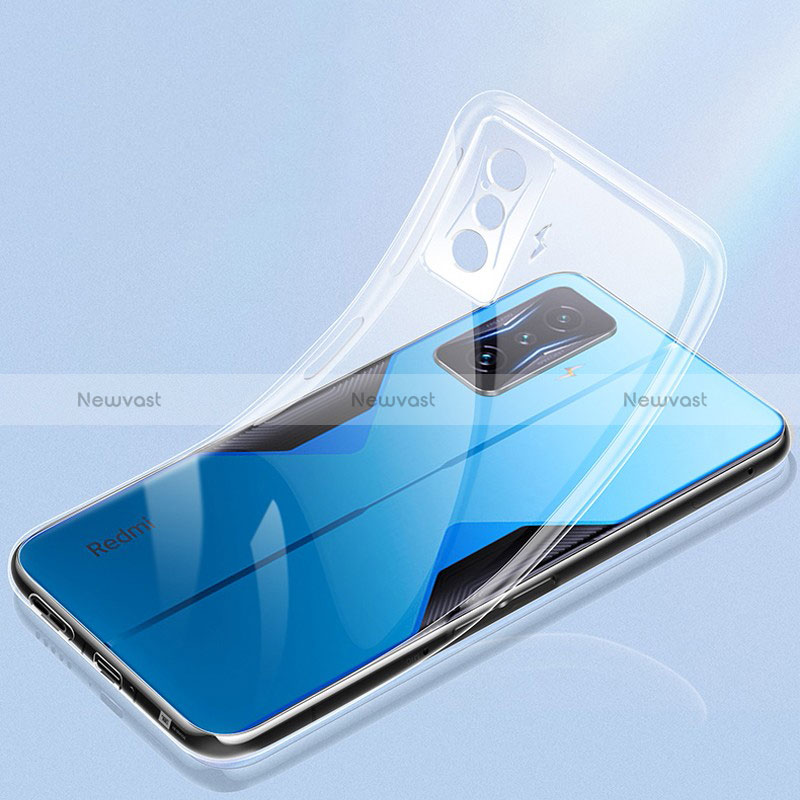 Ultra-thin Transparent TPU Soft Case Cover for Xiaomi Redmi K50 Gaming AMG F1 5G Clear