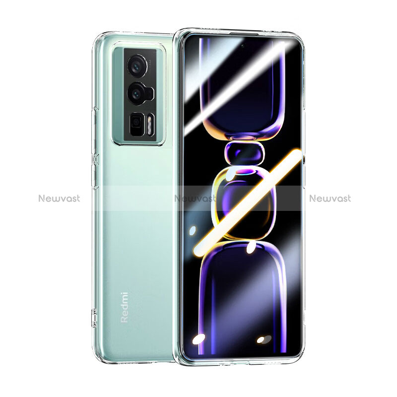 Ultra-thin Transparent TPU Soft Case Cover for Xiaomi Redmi K60 5G Clear