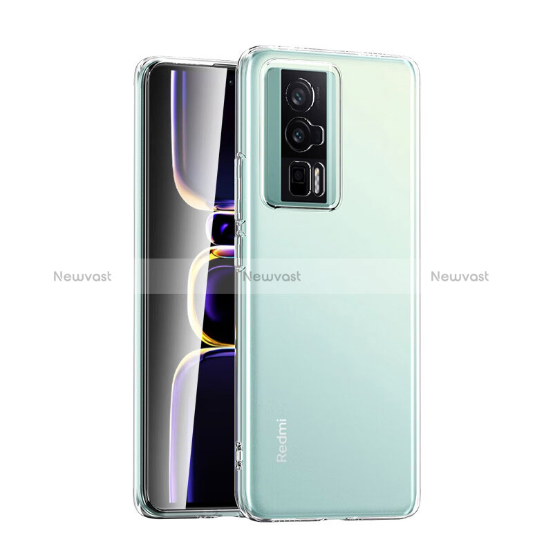 Ultra-thin Transparent TPU Soft Case Cover for Xiaomi Redmi K60 Pro 5G Clear