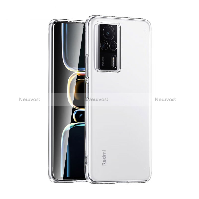 Ultra-thin Transparent TPU Soft Case Cover for Xiaomi Redmi K60E 5G Clear