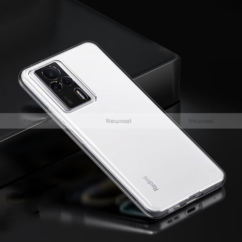 Ultra-thin Transparent TPU Soft Case Cover for Xiaomi Redmi K60E 5G Clear