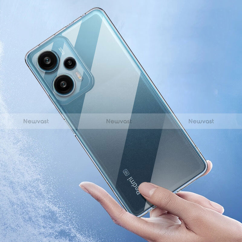 Ultra-thin Transparent TPU Soft Case Cover for Xiaomi Redmi Note 12 Turbo 5G Clear