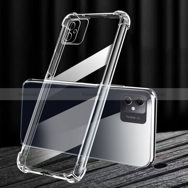 Ultra-thin Transparent TPU Soft Case Cover for Xiaomi Redmi Note 12R Pro 5G Clear