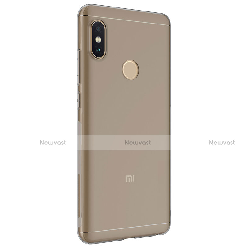 Ultra-thin Transparent TPU Soft Case Cover for Xiaomi Redmi Note 5 Gray