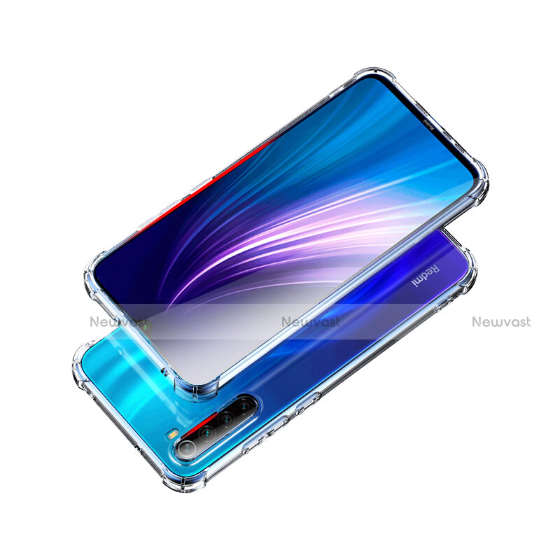 Ultra-thin Transparent TPU Soft Case Cover for Xiaomi Redmi Note 8 Clear