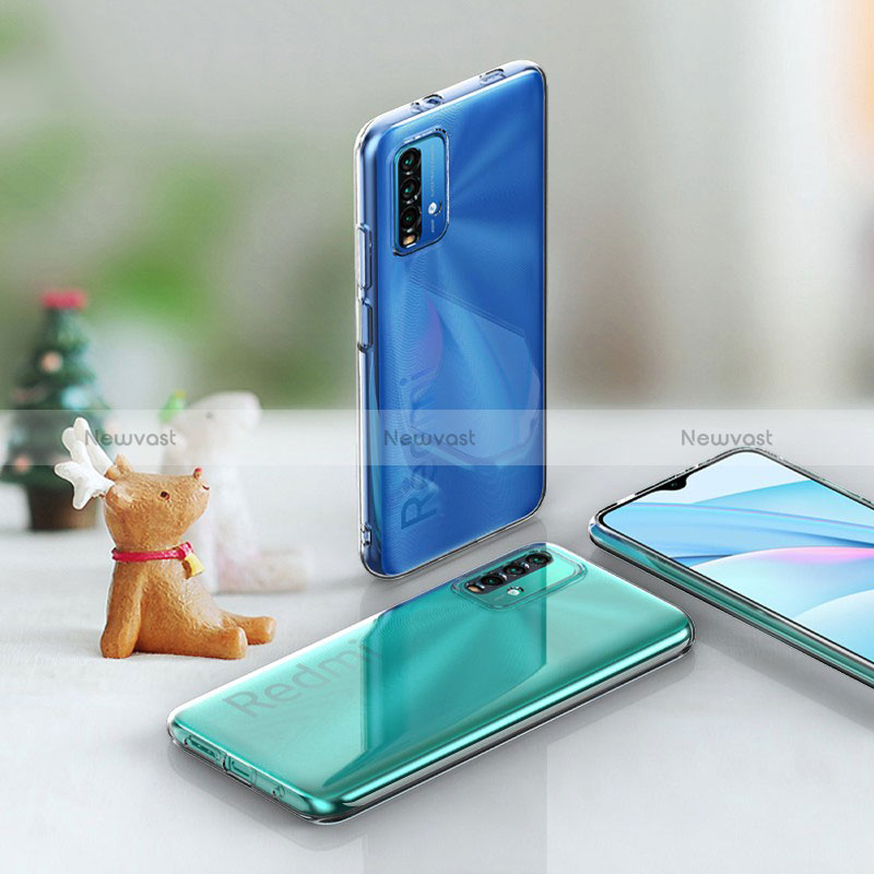 Ultra-thin Transparent TPU Soft Case Cover for Xiaomi Redmi Note 9 4G Clear