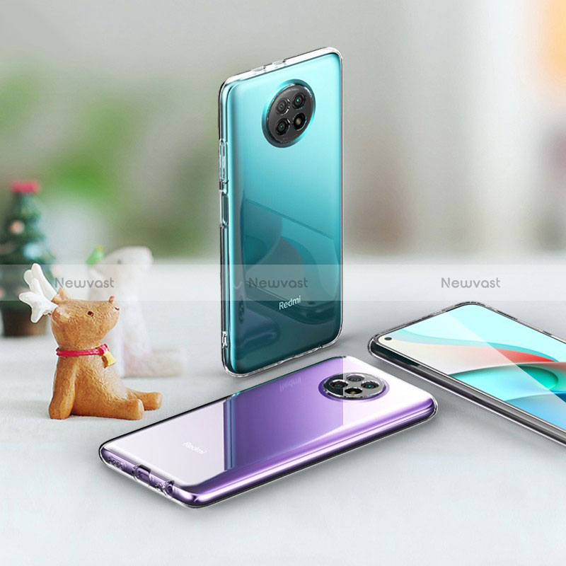 Ultra-thin Transparent TPU Soft Case Cover for Xiaomi Redmi Note 9 5G Clear