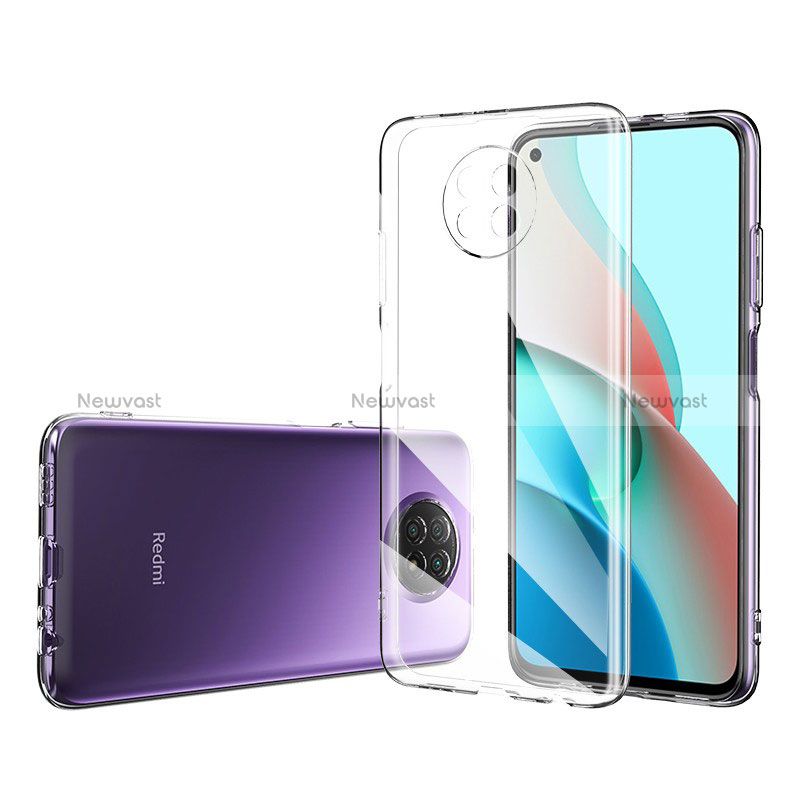 Ultra-thin Transparent TPU Soft Case Cover for Xiaomi Redmi Note 9T 5G Clear