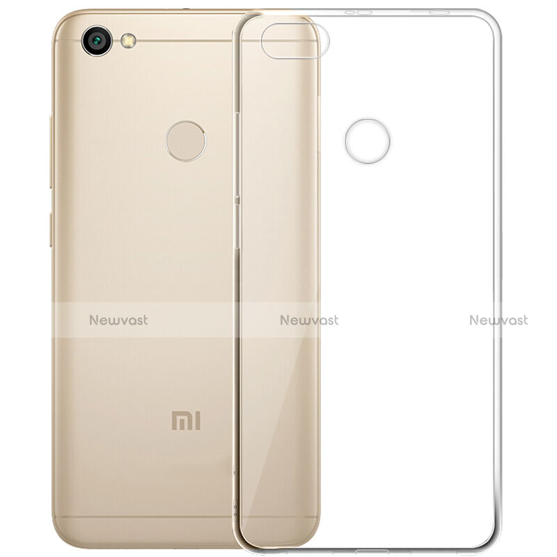 Ultra-thin Transparent TPU Soft Case Cover for Xiaomi Redmi Y1 Clear