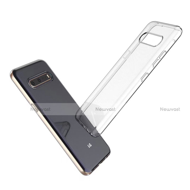 Ultra-thin Transparent TPU Soft Case Cover G01 for LG V60 ThinQ 5G Clear