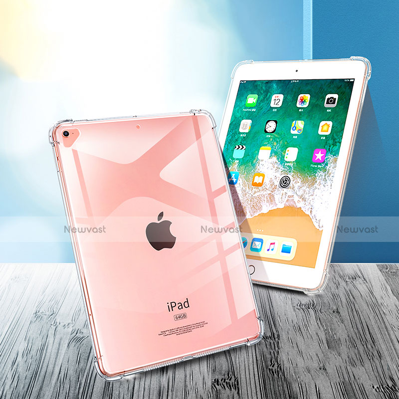 Ultra-thin Transparent TPU Soft Case Cover H01 for Apple New iPad 9.7 (2018)