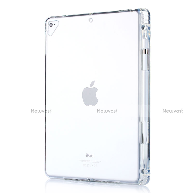 Ultra-thin Transparent TPU Soft Case Cover H01 for Apple New iPad 9.7 (2018) Clear