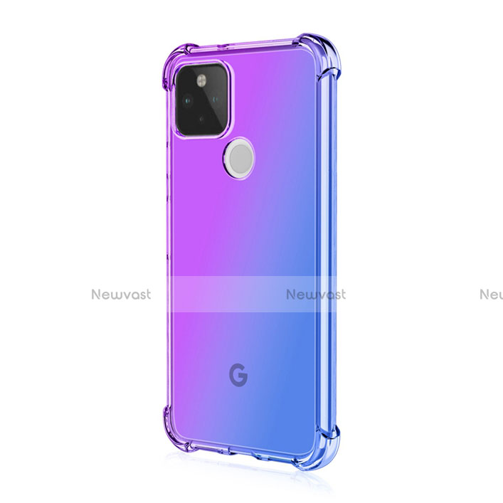 Ultra-thin Transparent TPU Soft Case Cover H01 for Google Pixel 5