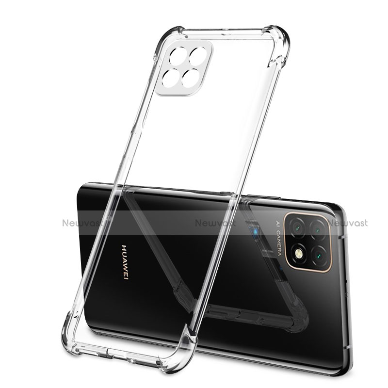 Ultra-thin Transparent TPU Soft Case Cover H01 for Huawei Enjoy 20 5G Clear