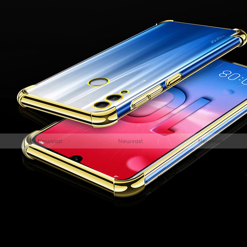 Ultra-thin Transparent TPU Soft Case Cover H01 for Huawei Honor 10 Lite Gold