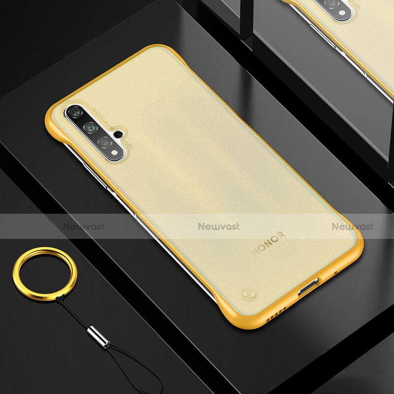 Ultra-thin Transparent TPU Soft Case Cover H01 for Huawei Honor 20S Gold