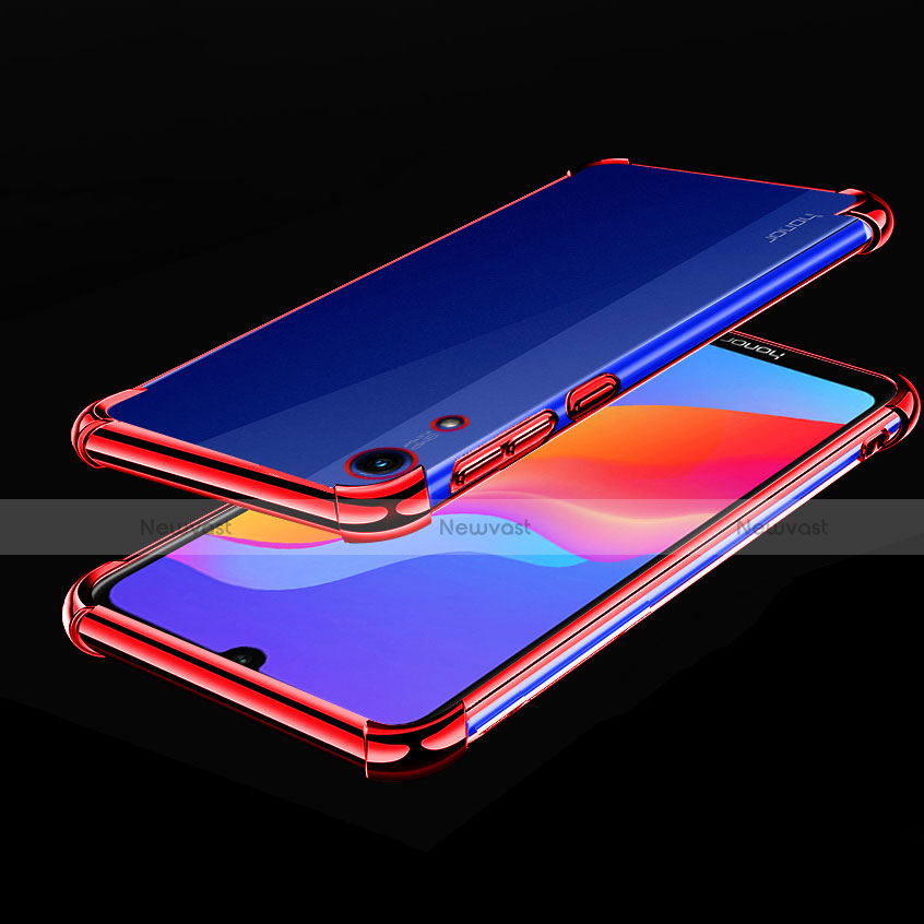 Ultra-thin Transparent TPU Soft Case Cover H01 for Huawei Honor Play 8A Red