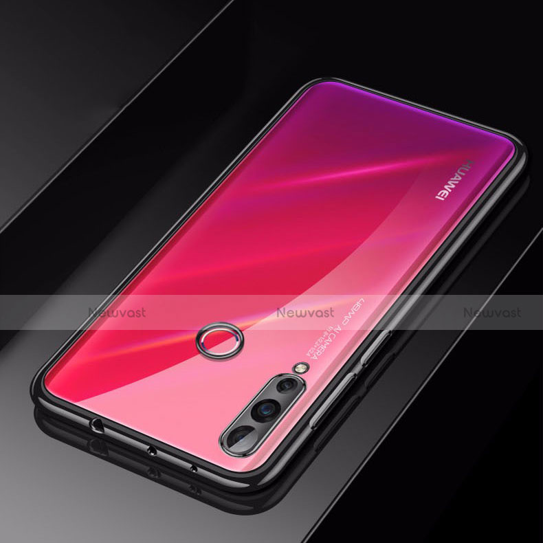 Ultra-thin Transparent TPU Soft Case Cover H01 for Huawei Nova 4 Black