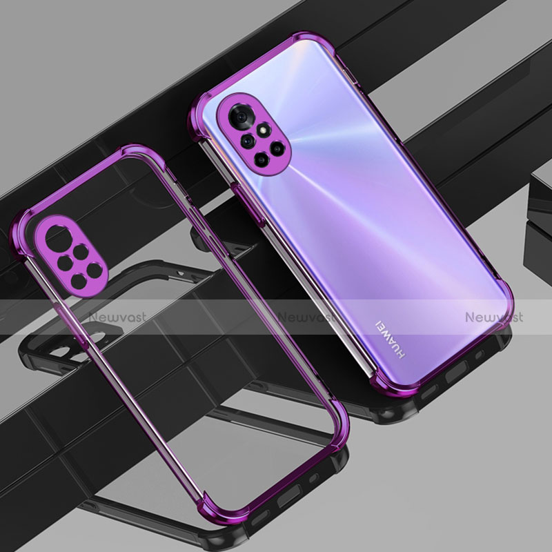 Ultra-thin Transparent TPU Soft Case Cover H01 for Huawei Nova 8 5G